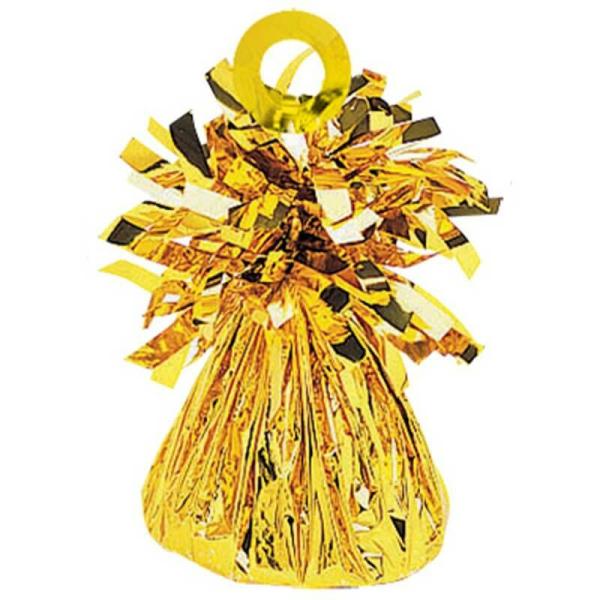 Small Foil Balloon Weight – Gold  |   Balloon Weights