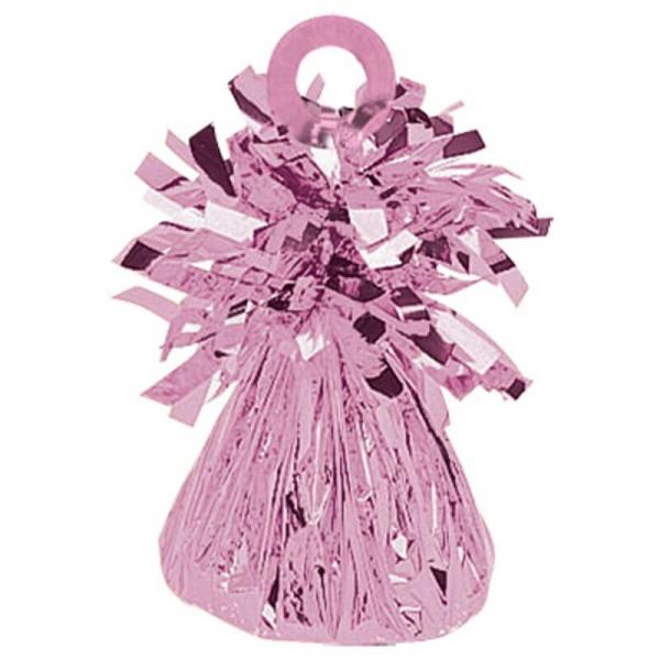 Small Foil Balloon Weight – Metallic Pink  |   Balloon Weights