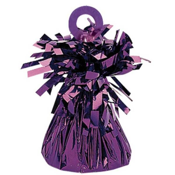 Small Foil Balloon Weight – Purple  |   Balloon Weights