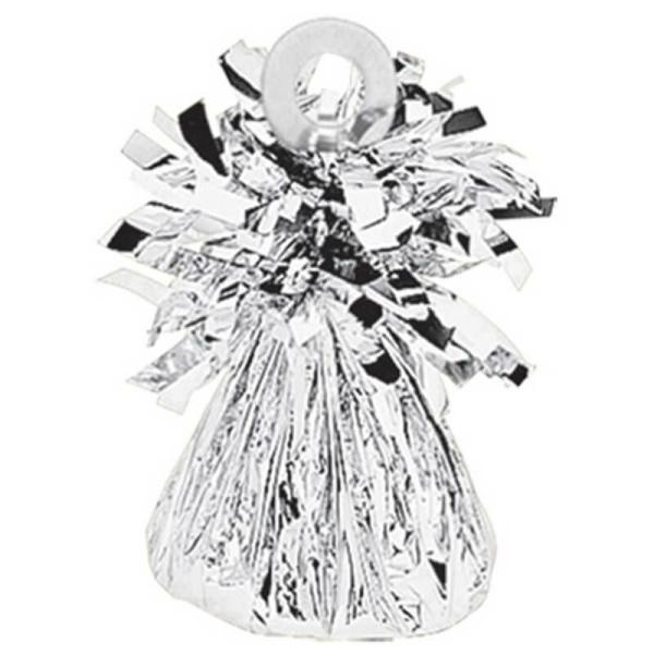 Small Foil Balloon Weight – Silver  |   Balloon Weights