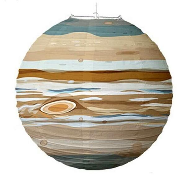 Solar System Rice Paper Lantern – Planet Jupiter  |   Paper Lanterns