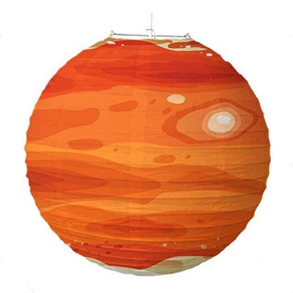 Solar System Rice Paper Lantern – Planet Mars  |   Paper Lanterns