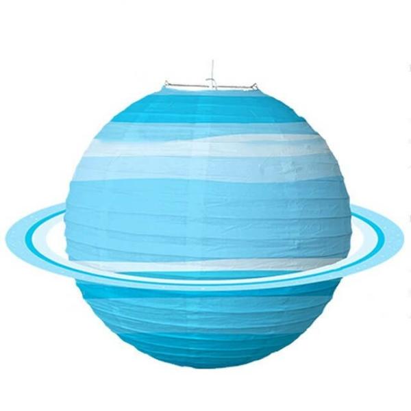 Solar System Rice Paper Lantern – Planet Uranus  |   Paper Lanterns