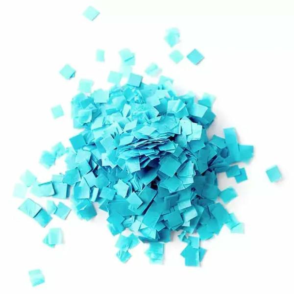 Square Paper Confetti Table Scatters – Baby Blue  |   Paper Confetti