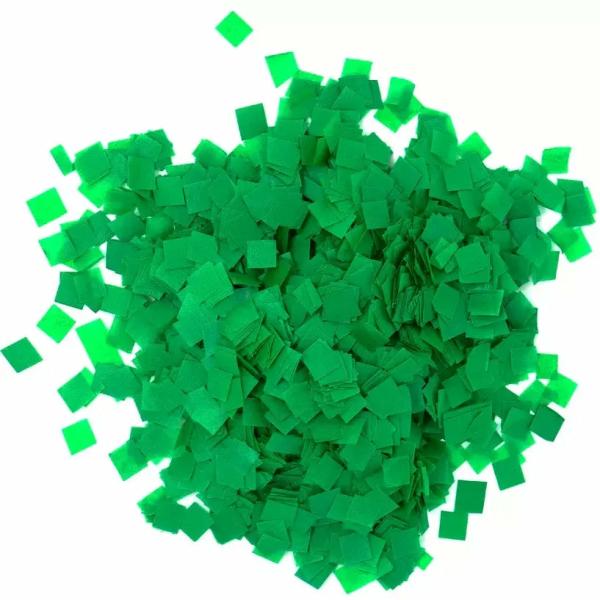 Square Paper Confetti Table Scatters – Forest Green  |   Paper Confetti