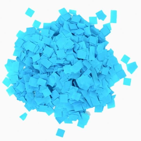 Square Paper Confetti Table Scatters – Sky Blue  |   Square Confetti