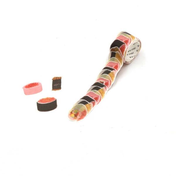 Sushi Washi Tape Sticker 200 Roll 8 Design  |   Washi Tape Stickers