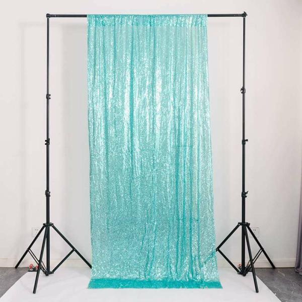 Tiffany Shimmer Sequin Wall Backdrop Curtain  |   Sequin Backdrop Curtains