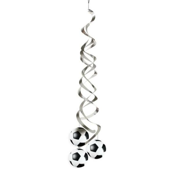 Soccer Fanatic Deluxe Danglers Hanging Decorations 91Cm 2Pk  |   Swirls