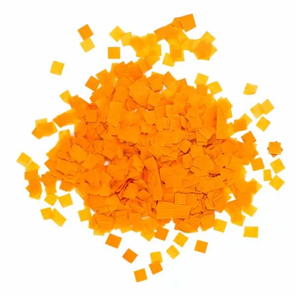 Square Paper Confetti Table Scatters – Orange  |   Square Confetti