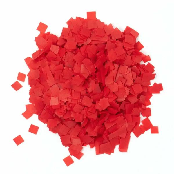 Square Paper Confetti Table Scatters – Red  |   Square Confetti