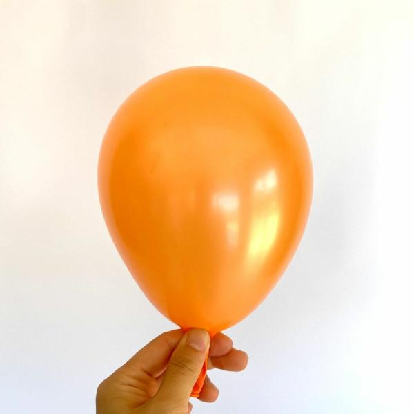 5-Inch Pearl Orange Mini Latex Balloons 10Pk  |   Pearl Balloons