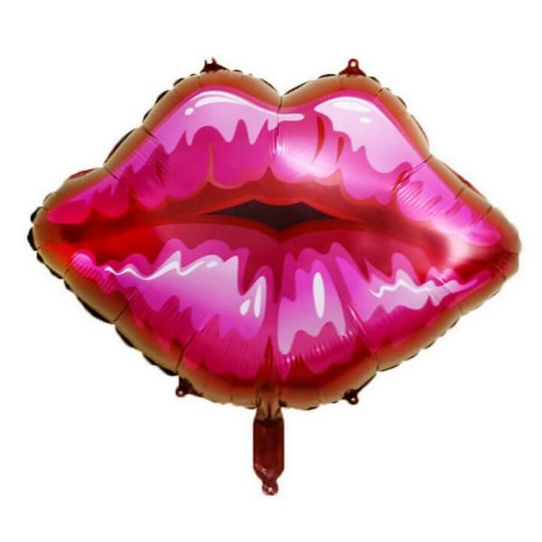 30-Inch Giant Sexy Red Lip Foil Balloon  |   Shaped Balloons