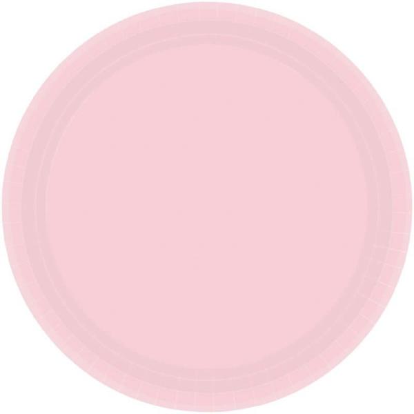 Blush Pink Paper Plates 17Cm 20Pk  |   Party Plates